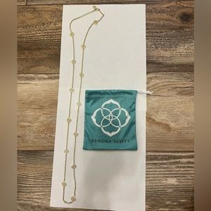 Kendra Scott Devalyn Long Necklace in Gold